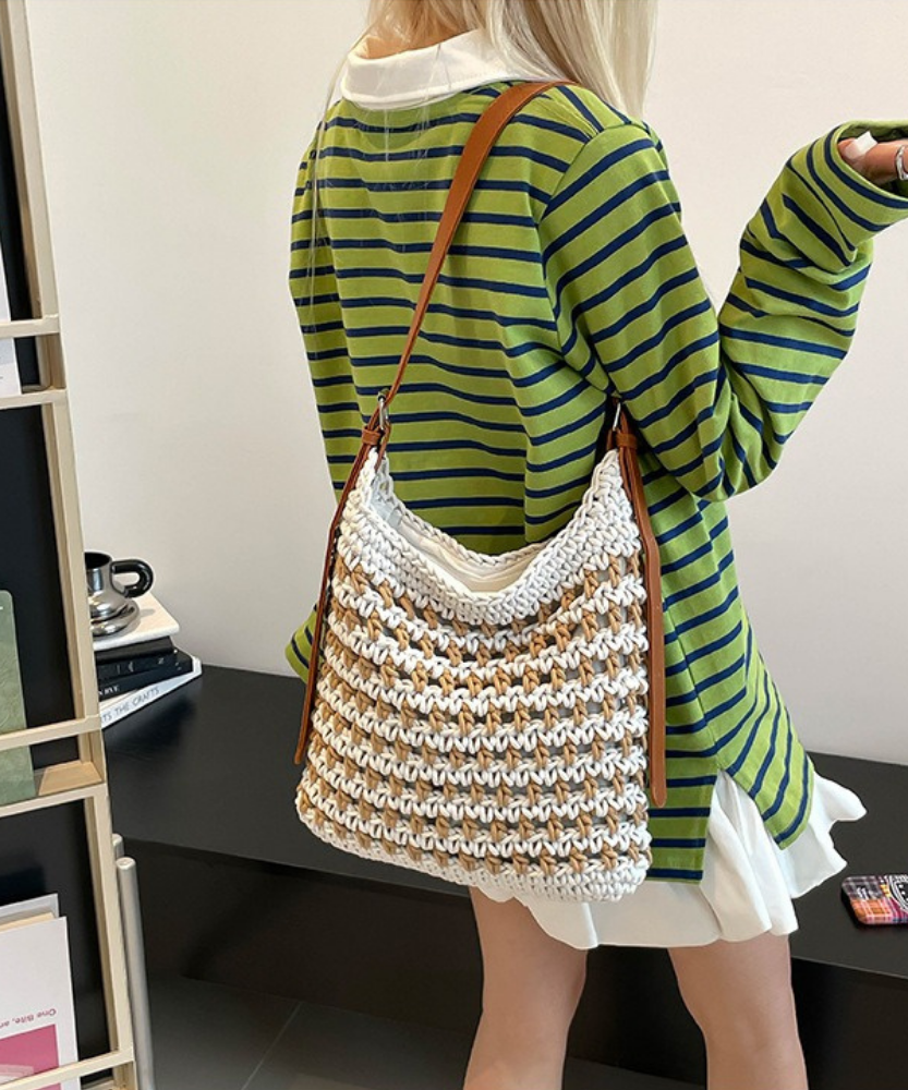 Briselia Woven Shoulder Bag