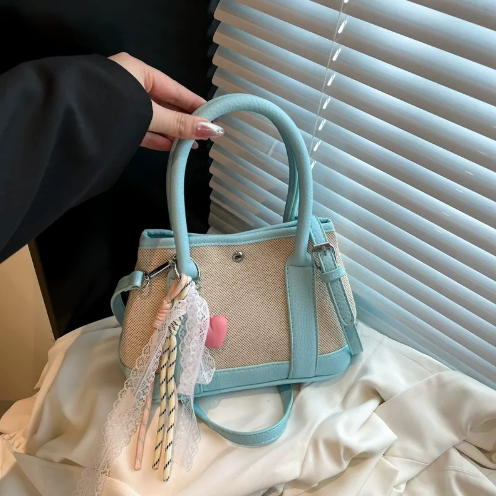 Liorvane Lace Charm Mini Handbag