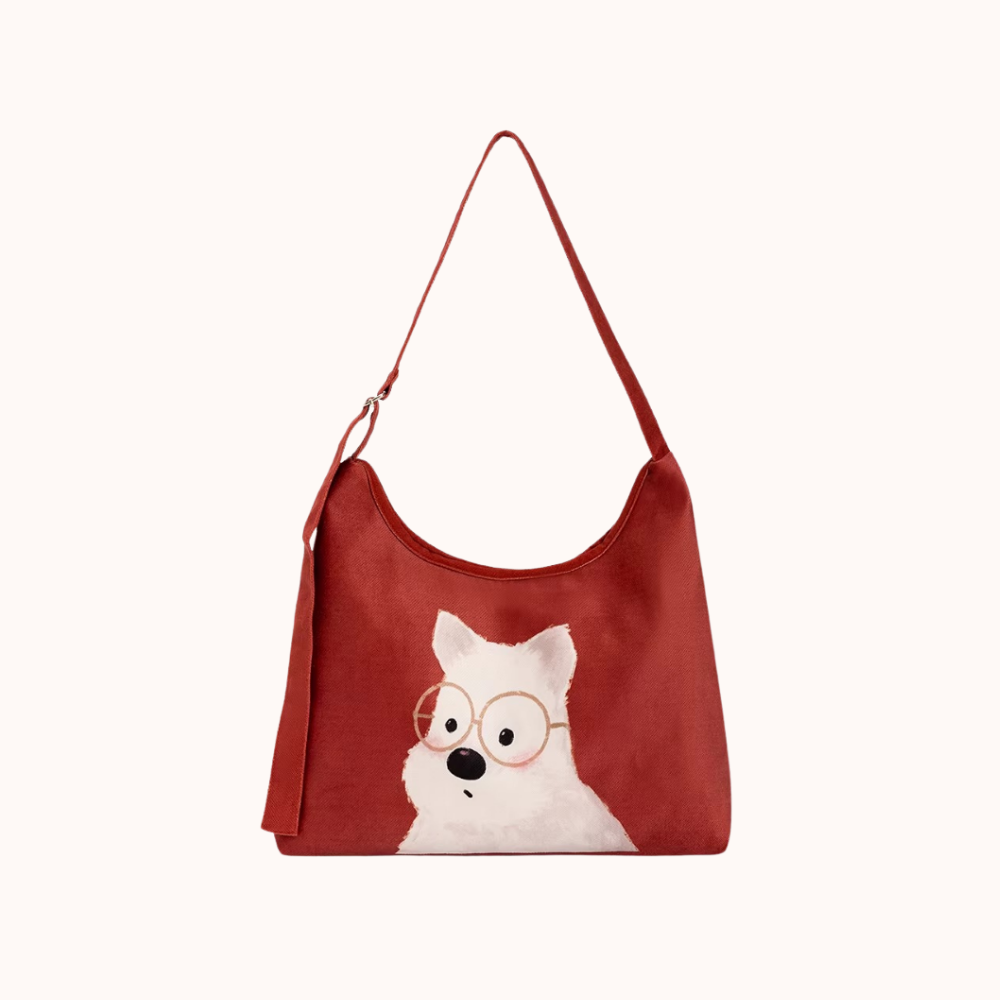 Rubelle Illustrated Shoulder Bag
