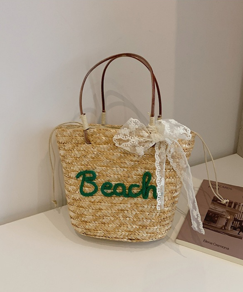 Marcelline Woven Mini Tote Bag