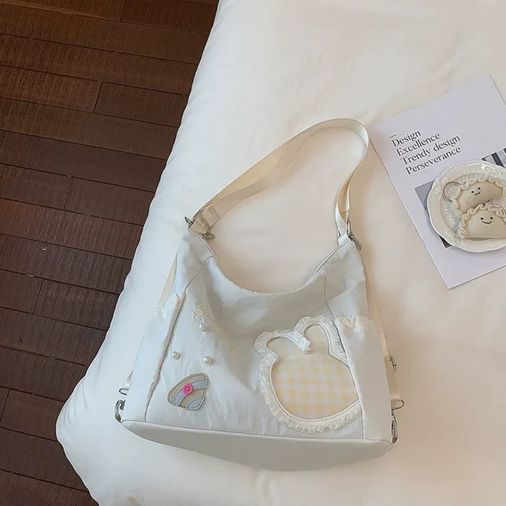 Lusette Bunny Patch Shoulder Bag
