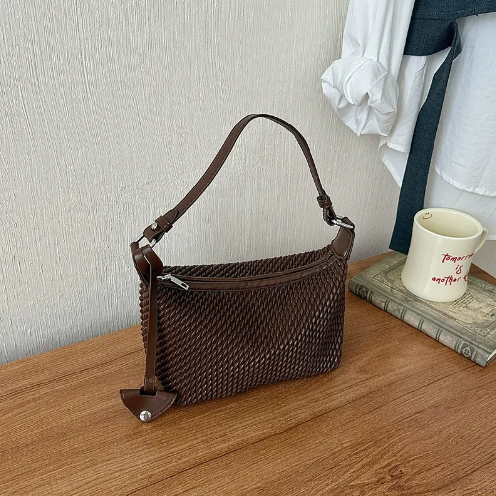 Tissara Woven Shoulder Bag