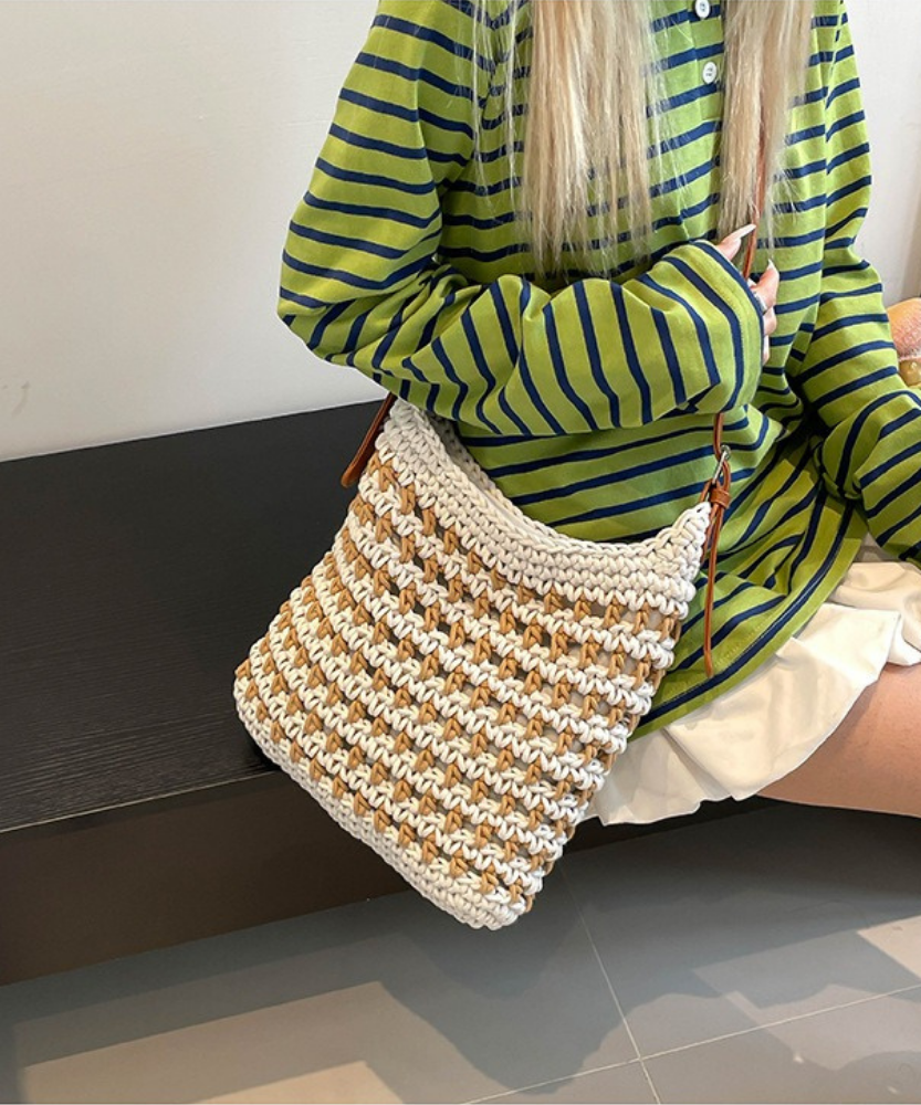 Briselia Woven Shoulder Bag