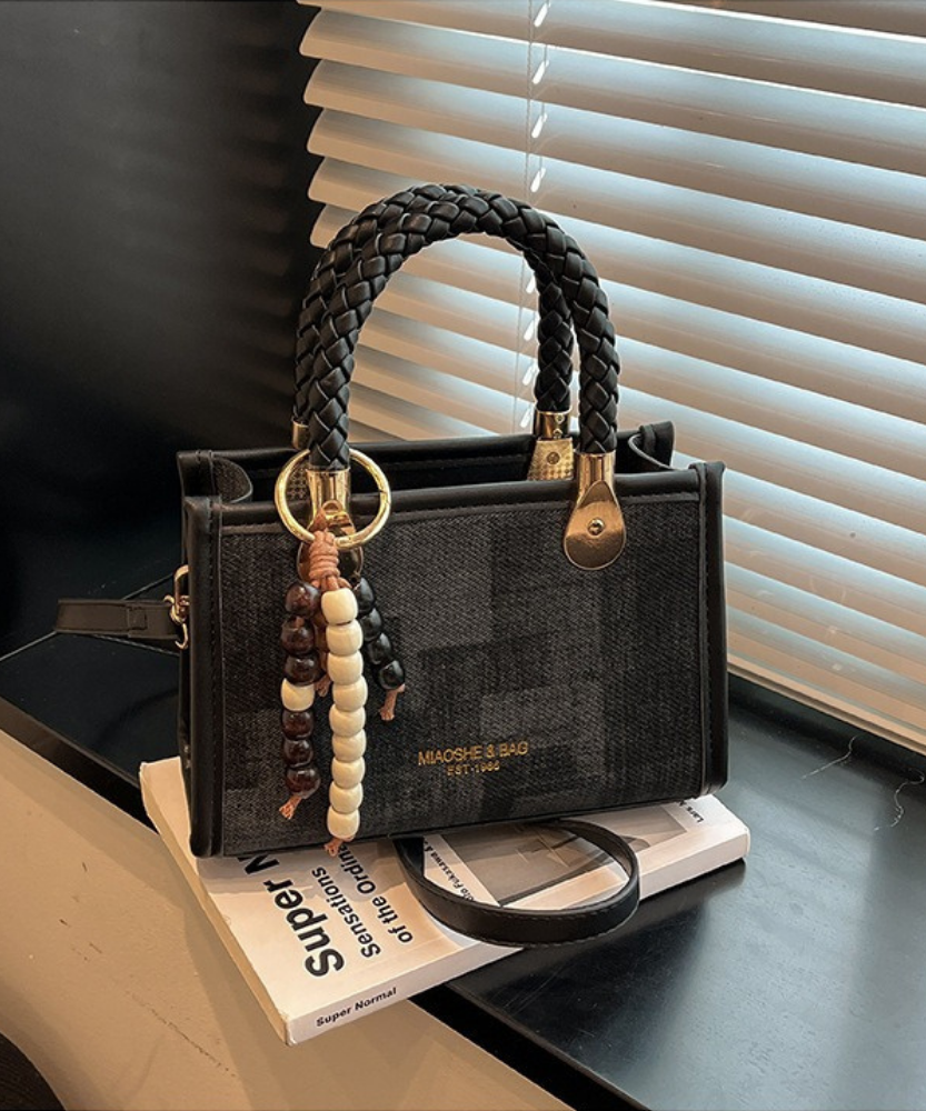 Capucine Braided Handle Mini Handbag