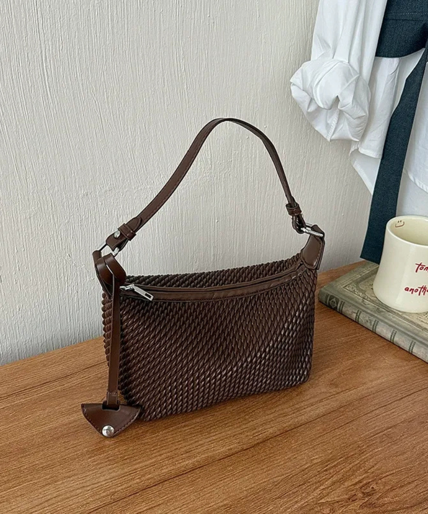 Tissara Woven Shoulder Bag