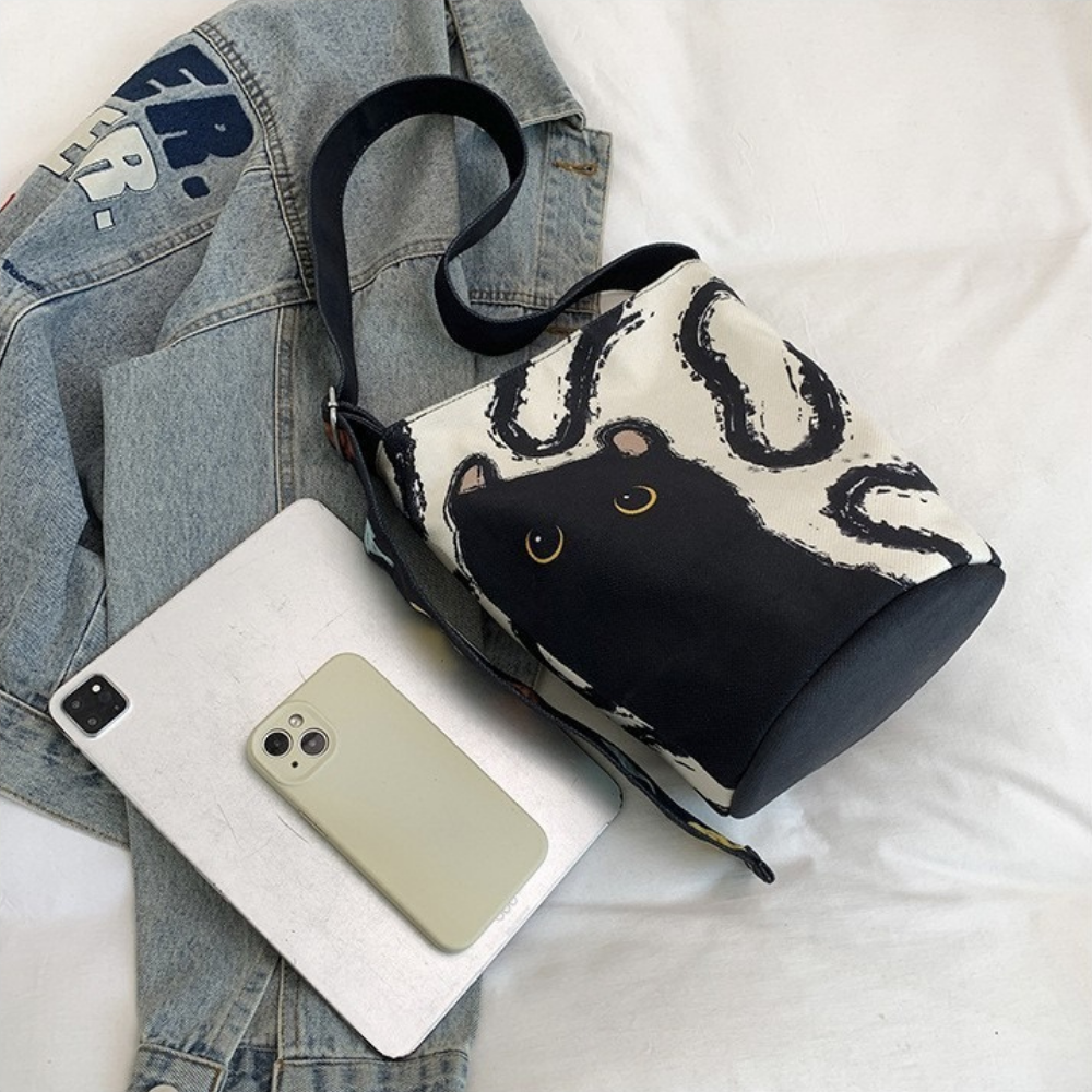 Kerina Printed Bucket Bag
