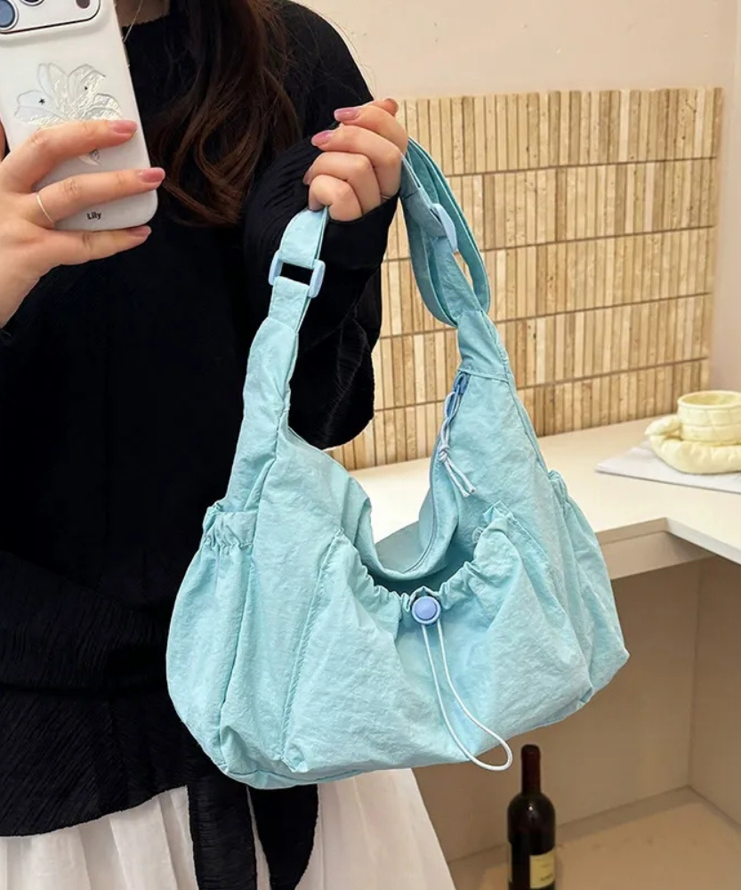 Thalara Ruched Shoulder Bag