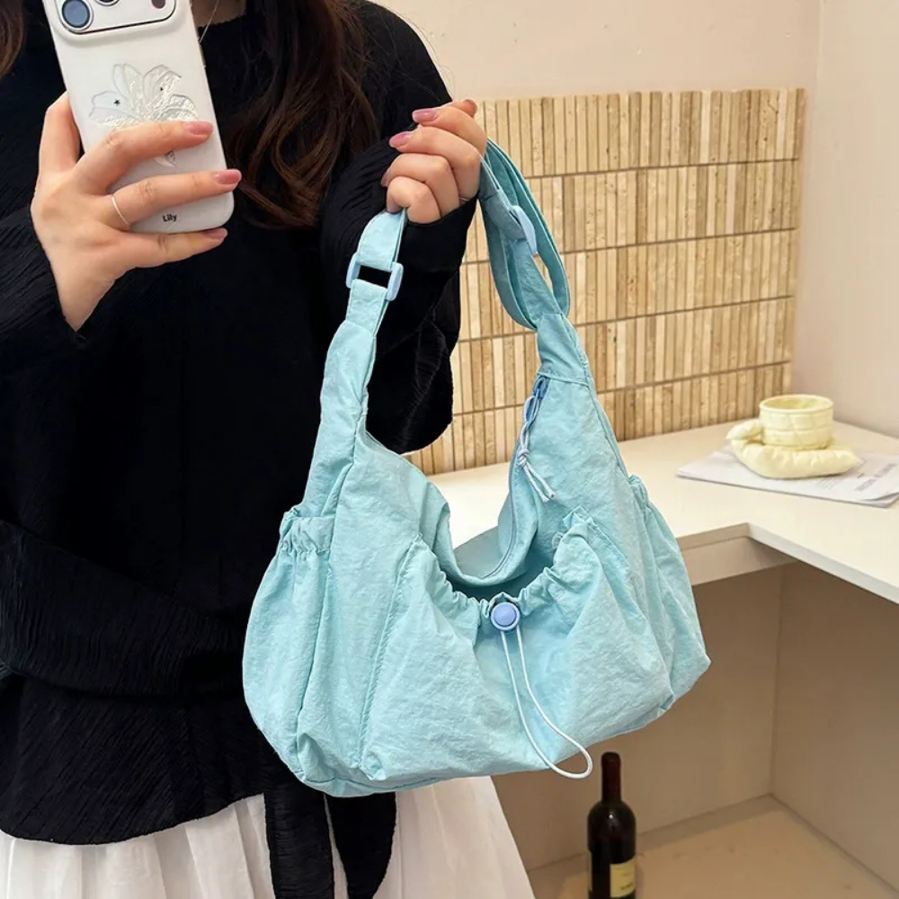 Thalara Ruched Shoulder Bag