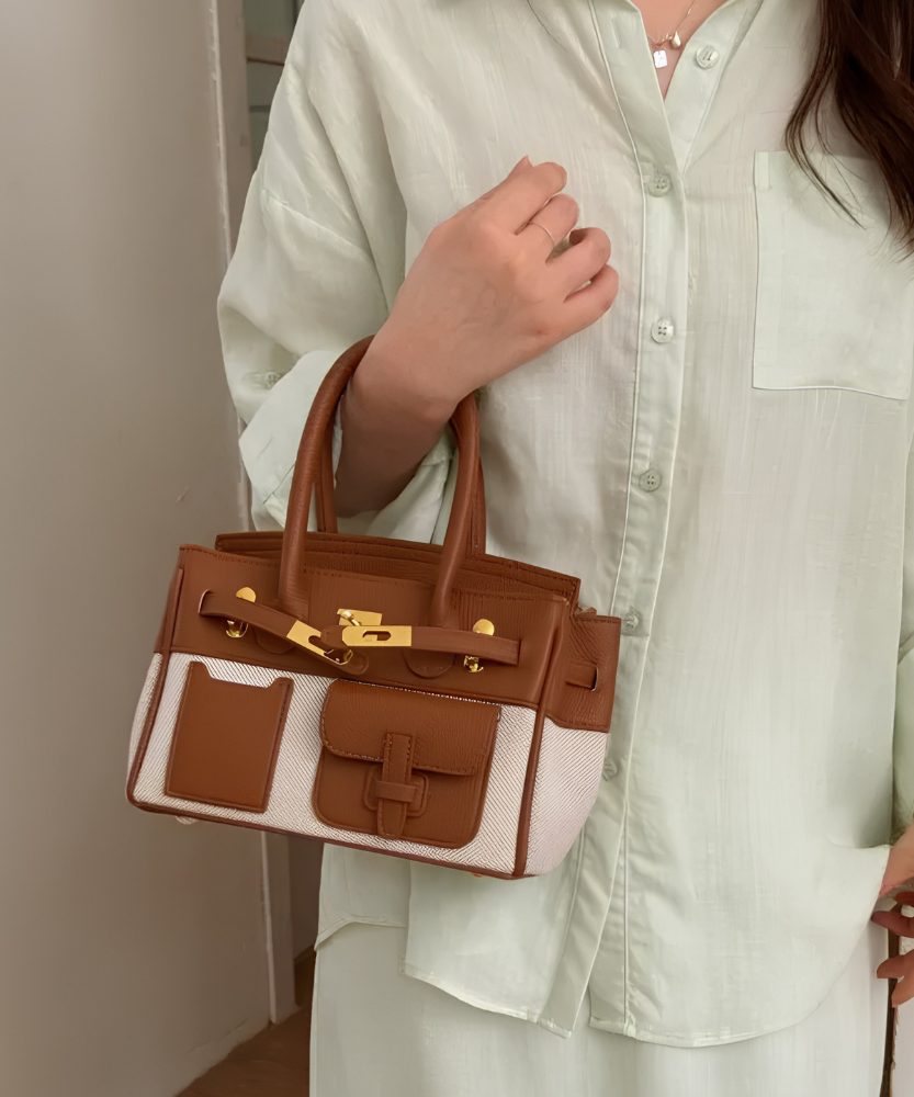 Ambrisa Pocket Satchel Bag