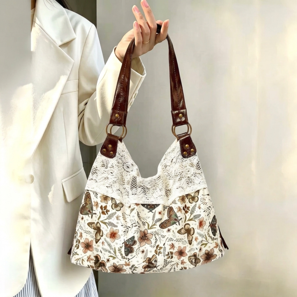 Nivoria Polka Dot Shoulder Bag