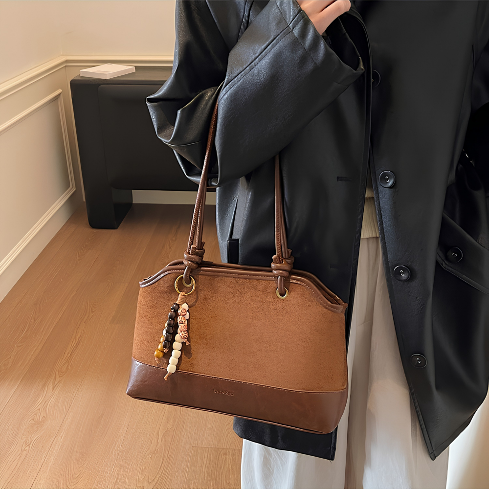 Zeref Textured Shoulder Bag