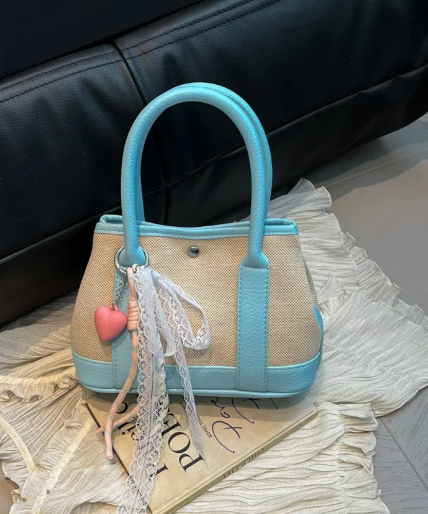 Liorvane Lace Charm Mini Handbag