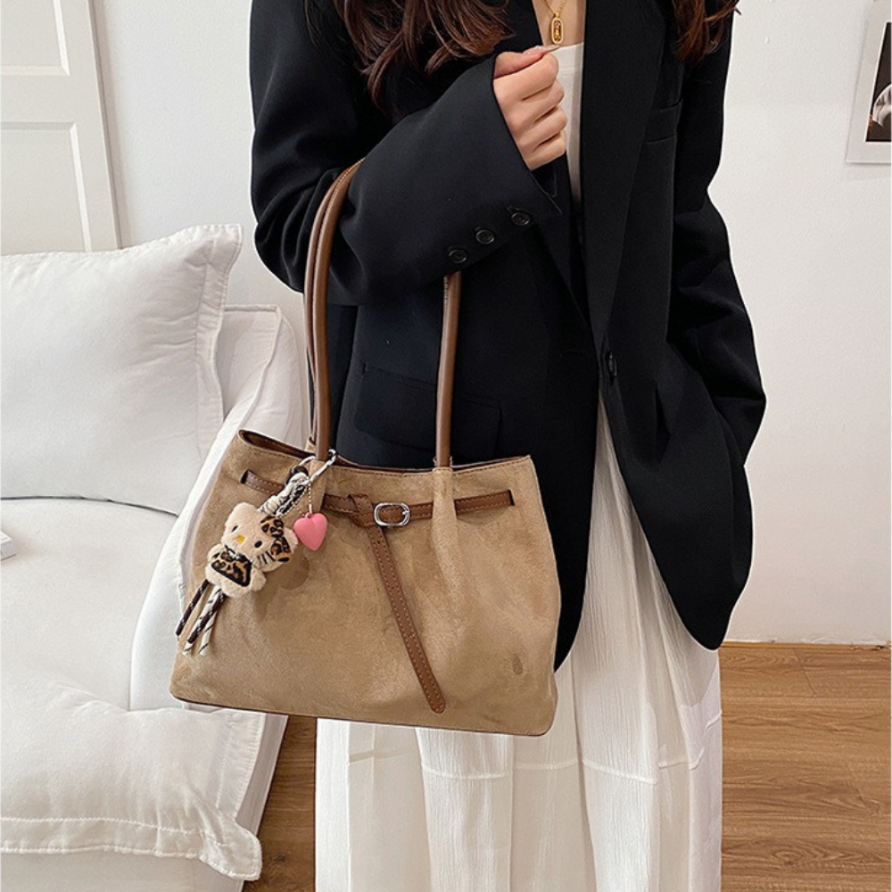 Corviane Drawstring Shoulder Bag