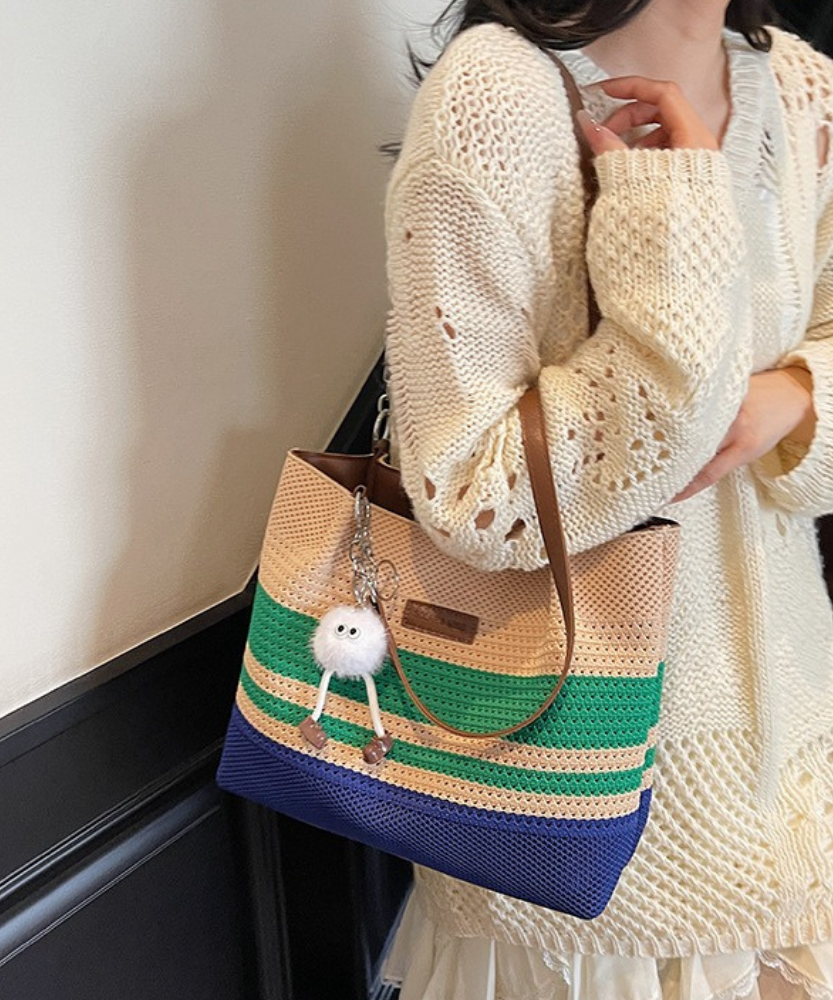 Vivelle Woven Tote Bag