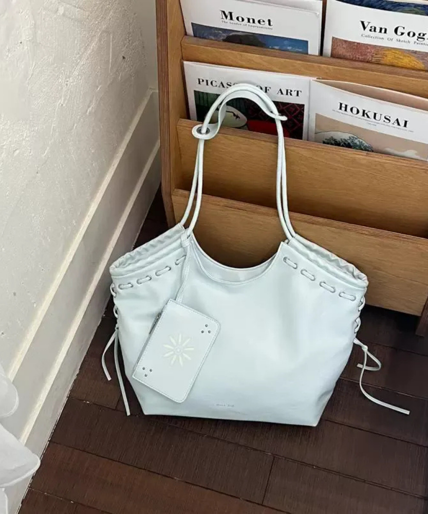 Bravelle Lace-Up Shoulder Bag