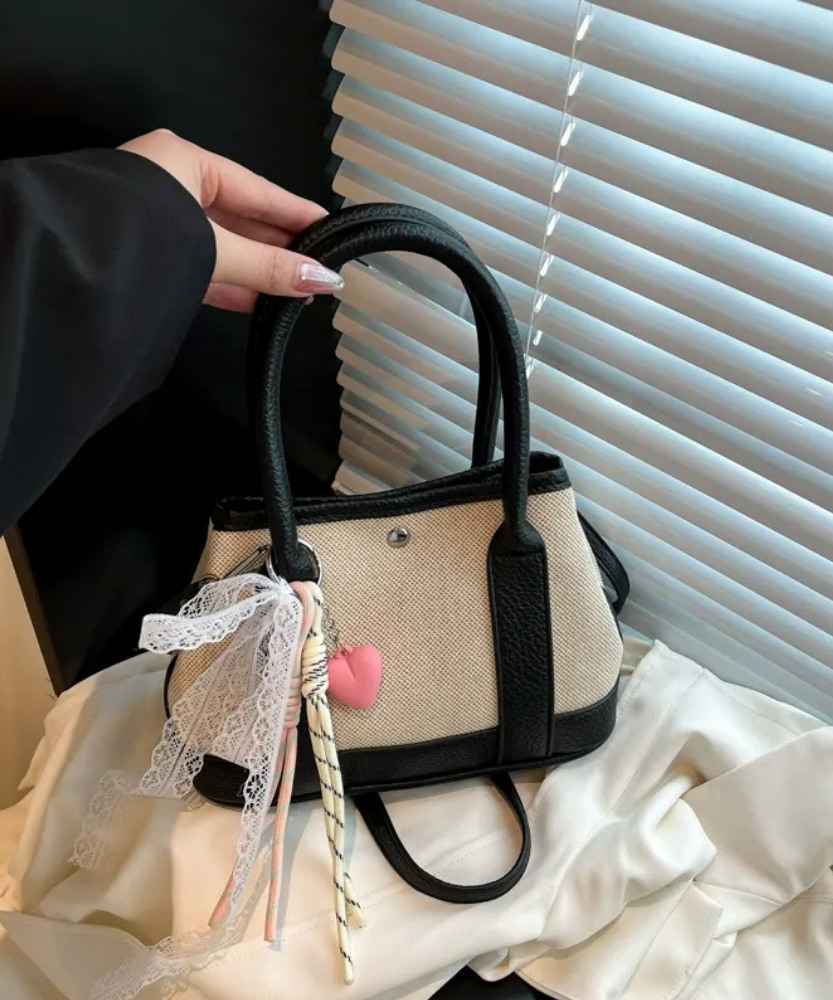 Liorvane Lace Charm Mini Handbag