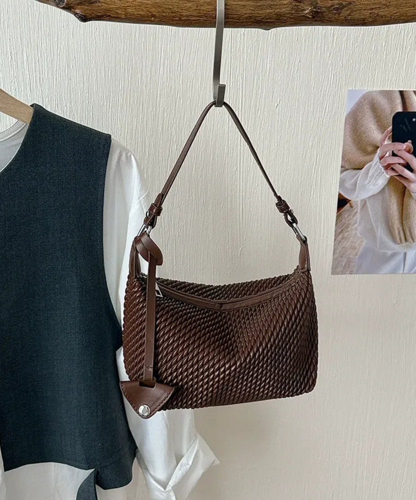 Tissara Woven Shoulder Bag