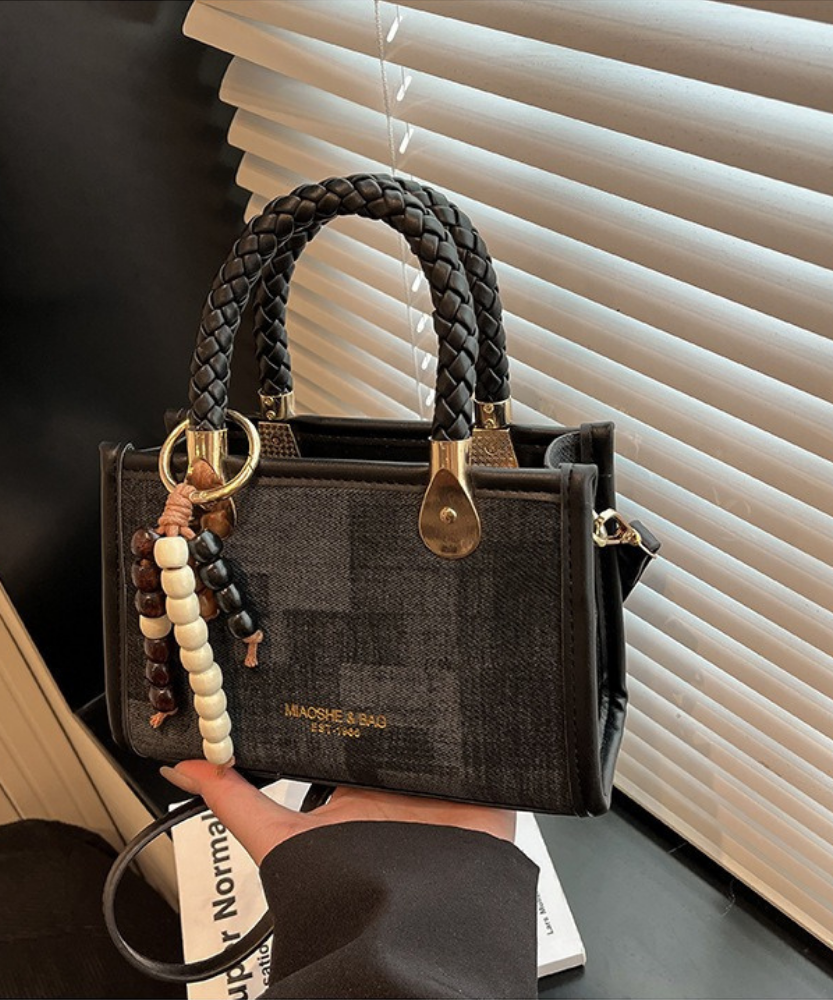 Capucine Braided Handle Mini Handbag
