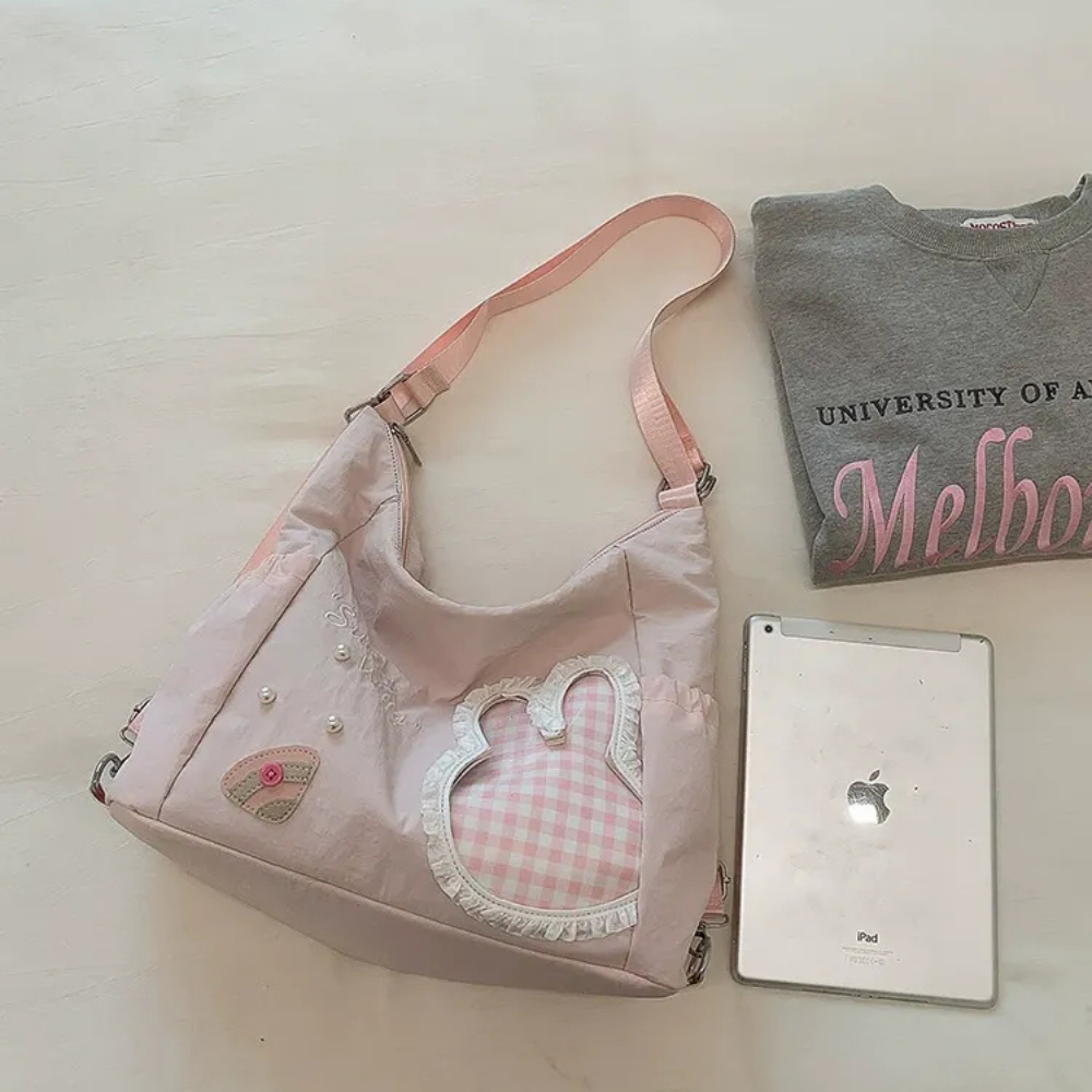 Lusette Bunny Patch Shoulder Bag