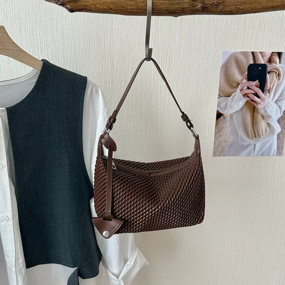 Tissara Woven Shoulder Bag