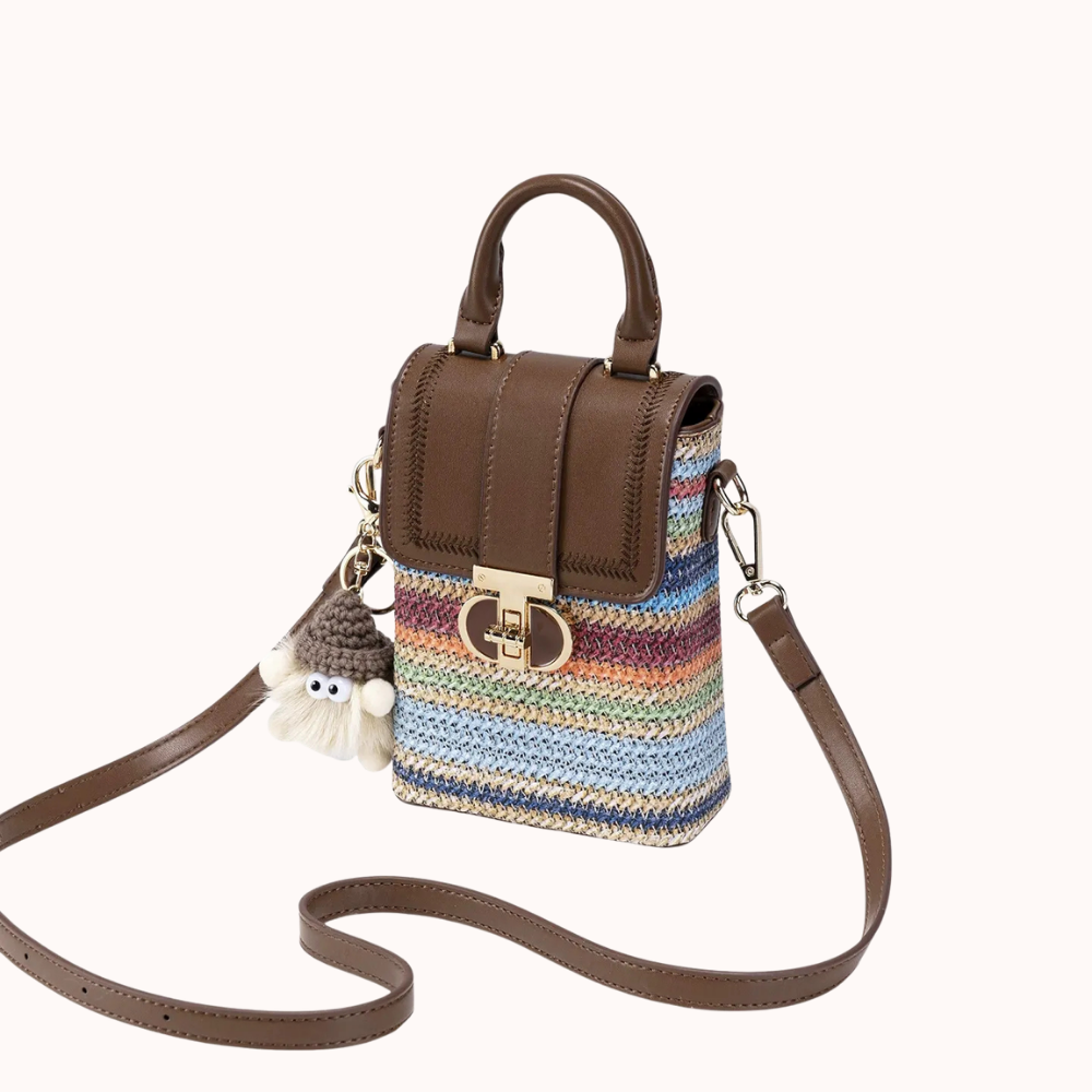 Arcelle Woven Phone Bag