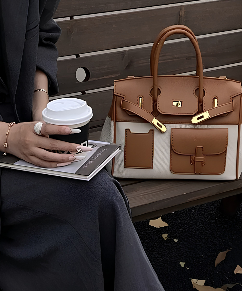 Ambrisa Pocket Satchel Bag