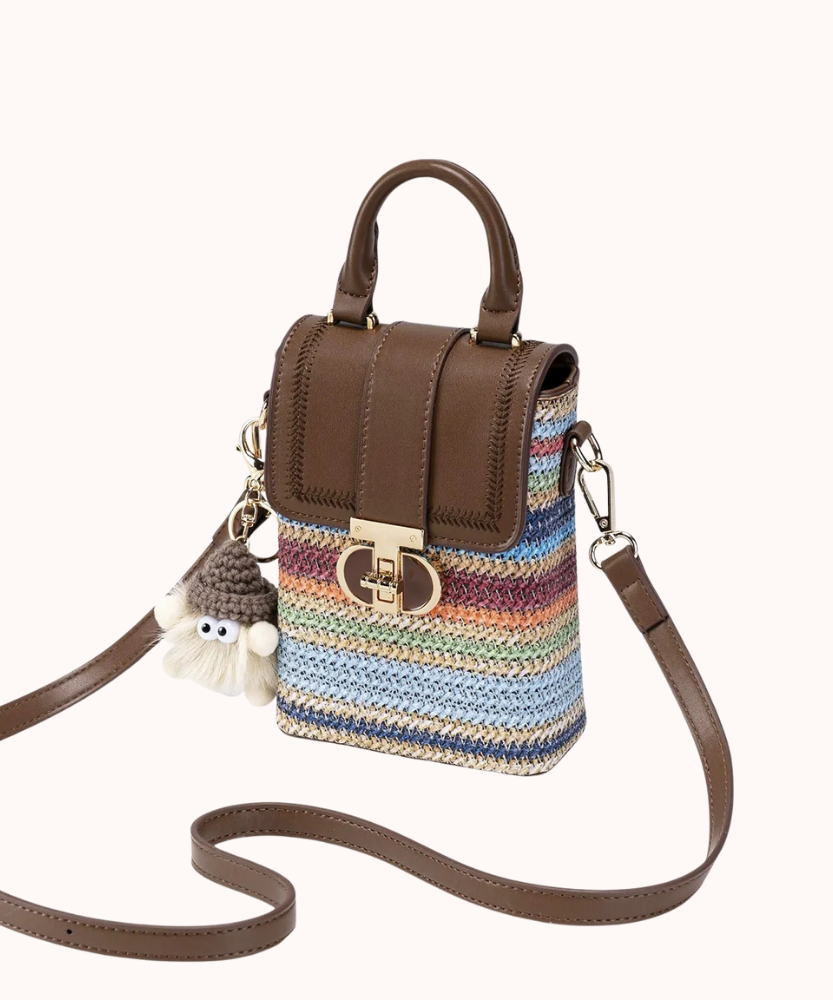 Arcelle Woven Phone Bag