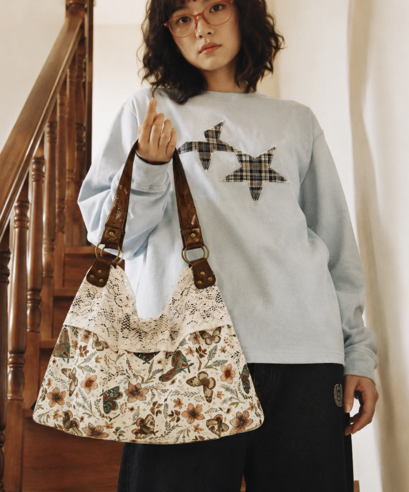 Nivoria Polka Dot Shoulder Bag