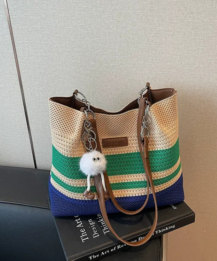 Vivelle Woven Tote Bag