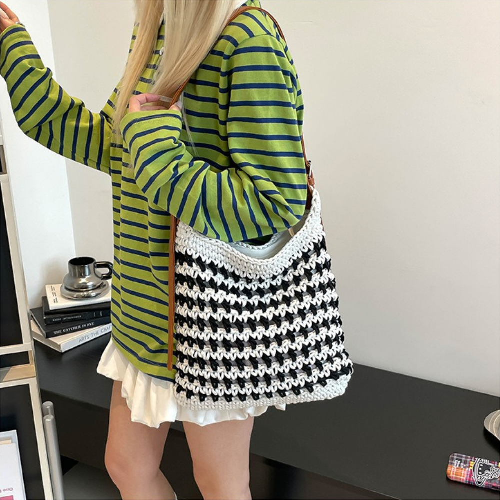 Briselia Woven Shoulder Bag