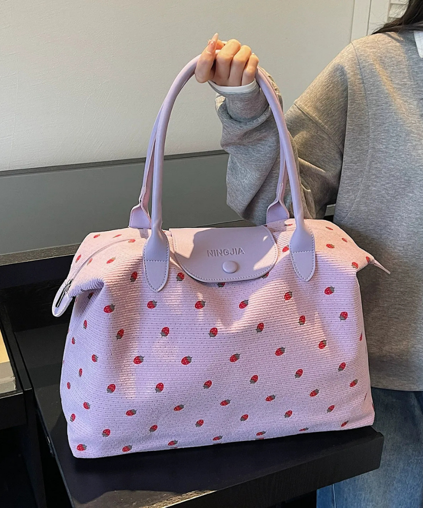 Fraiselle Strawberry Tote Bag