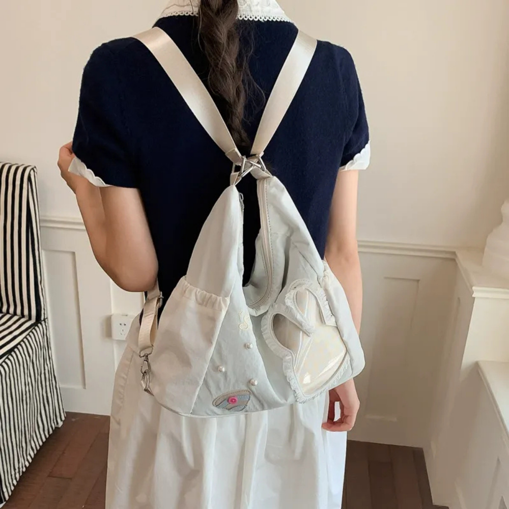 Lusette Bunny Patch Shoulder Bag