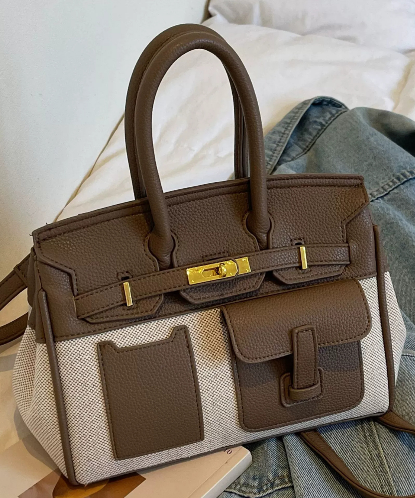 Ambrisa Pocket Satchel Bag
