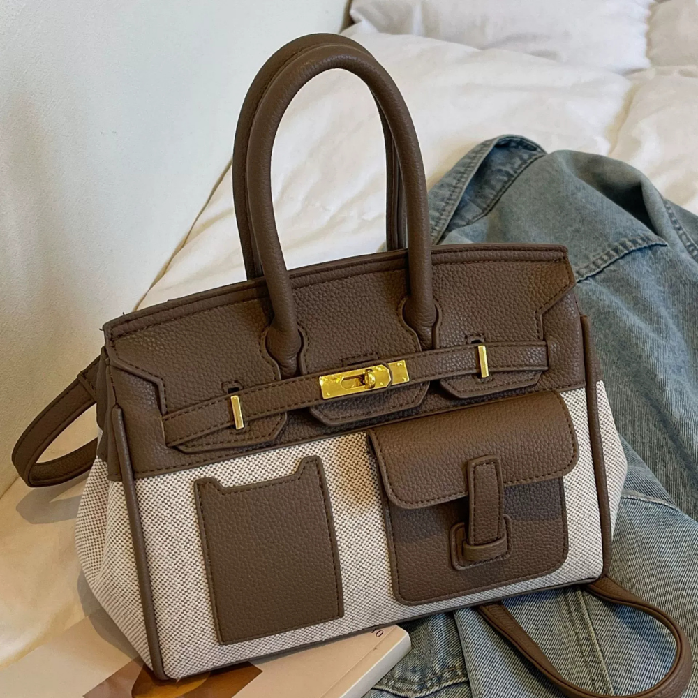 Ambrisa Pocket Satchel Bag