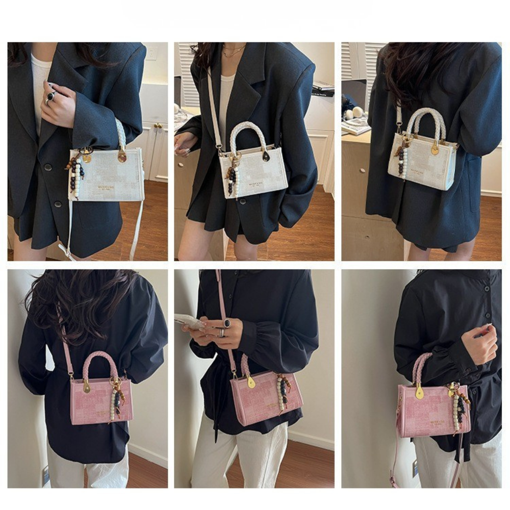 Capucine Braided Handle Mini Handbag