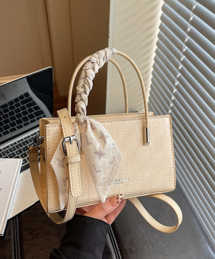 Novera Croc-Embossed Mini Shoulder Bag