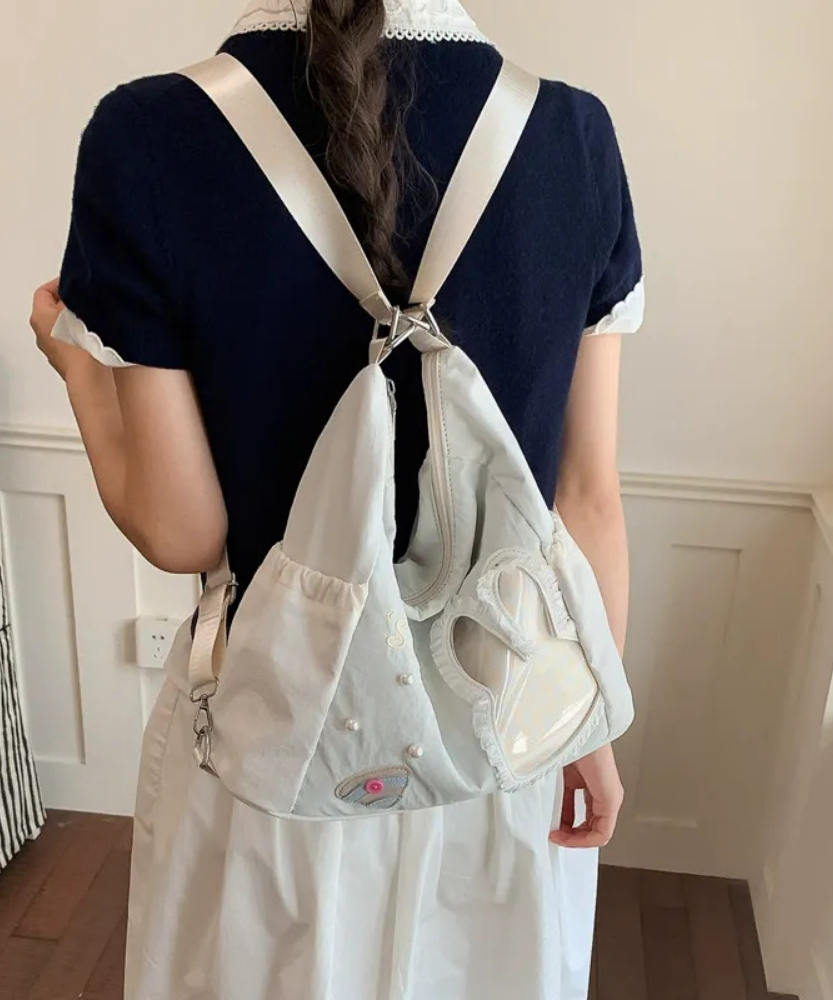 Lusette Bunny Patch Shoulder Bag