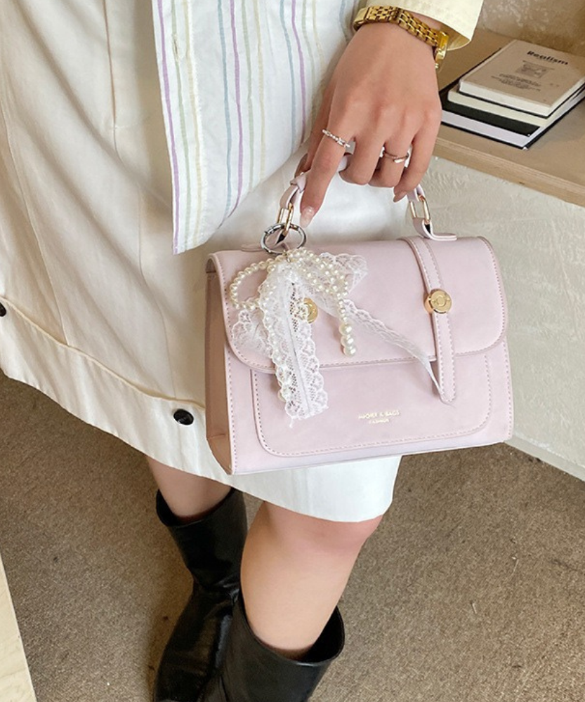 Vessara Top Handle Flap Bag