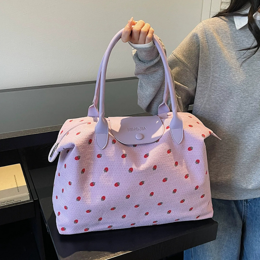 Fraiselle Strawberry Tote Bag