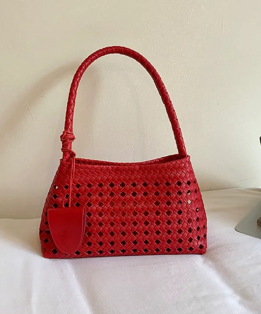 Tesoria Woven Shoulder Bag