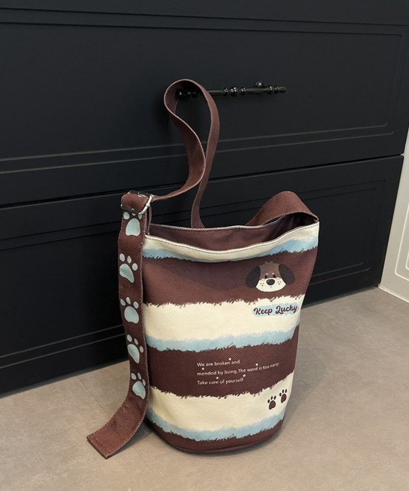 Kerina Printed Bucket Bag