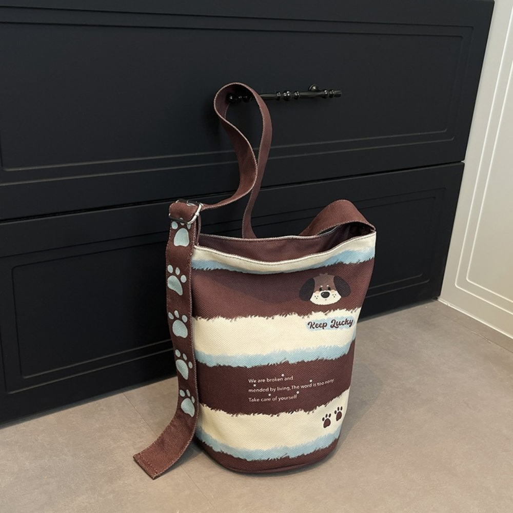 Kerina Printed Bucket Bag