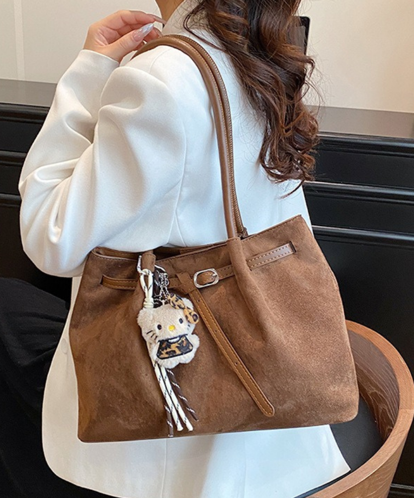 Corviane Drawstring Shoulder Bag