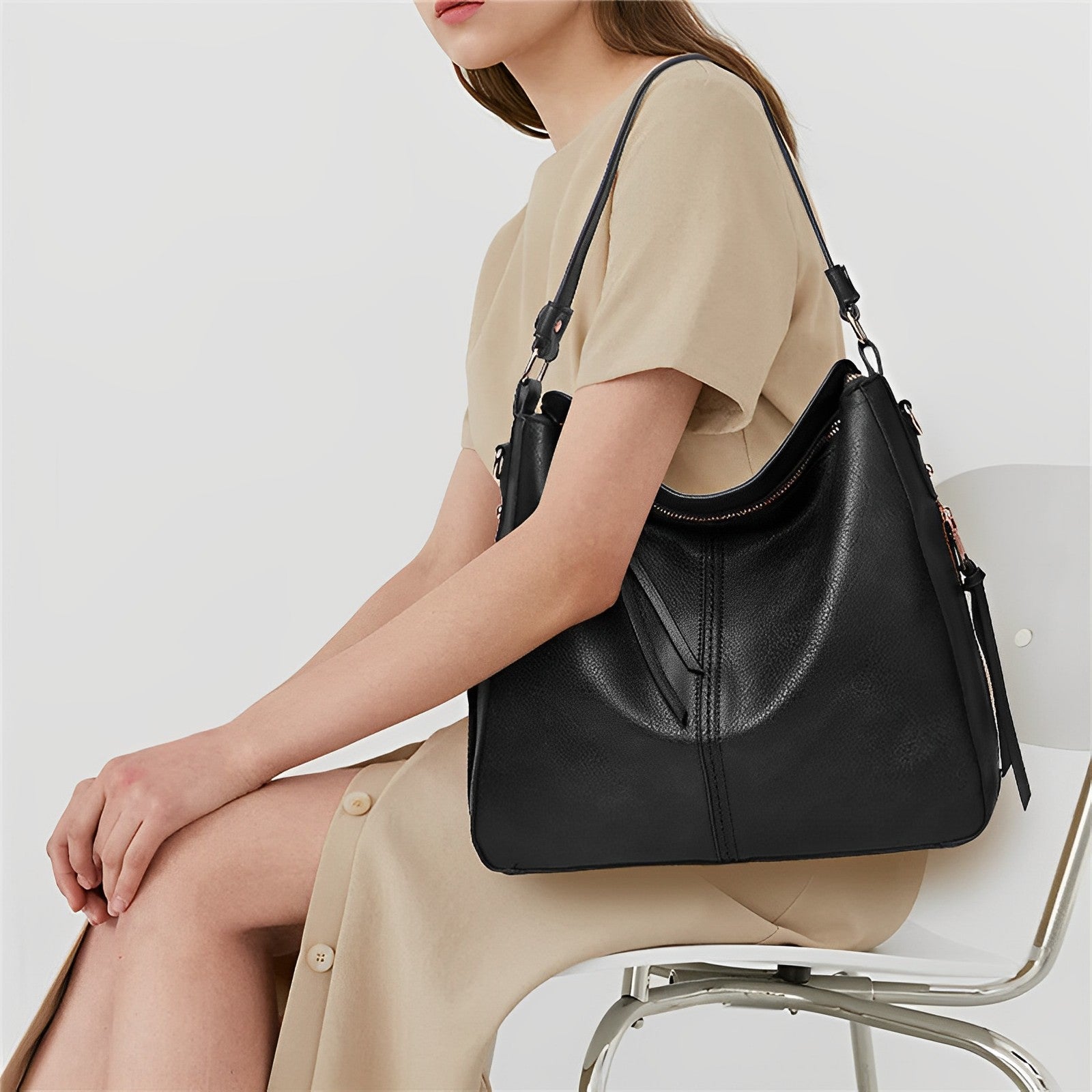 Amaya Vegan Leather Crossbody Bag