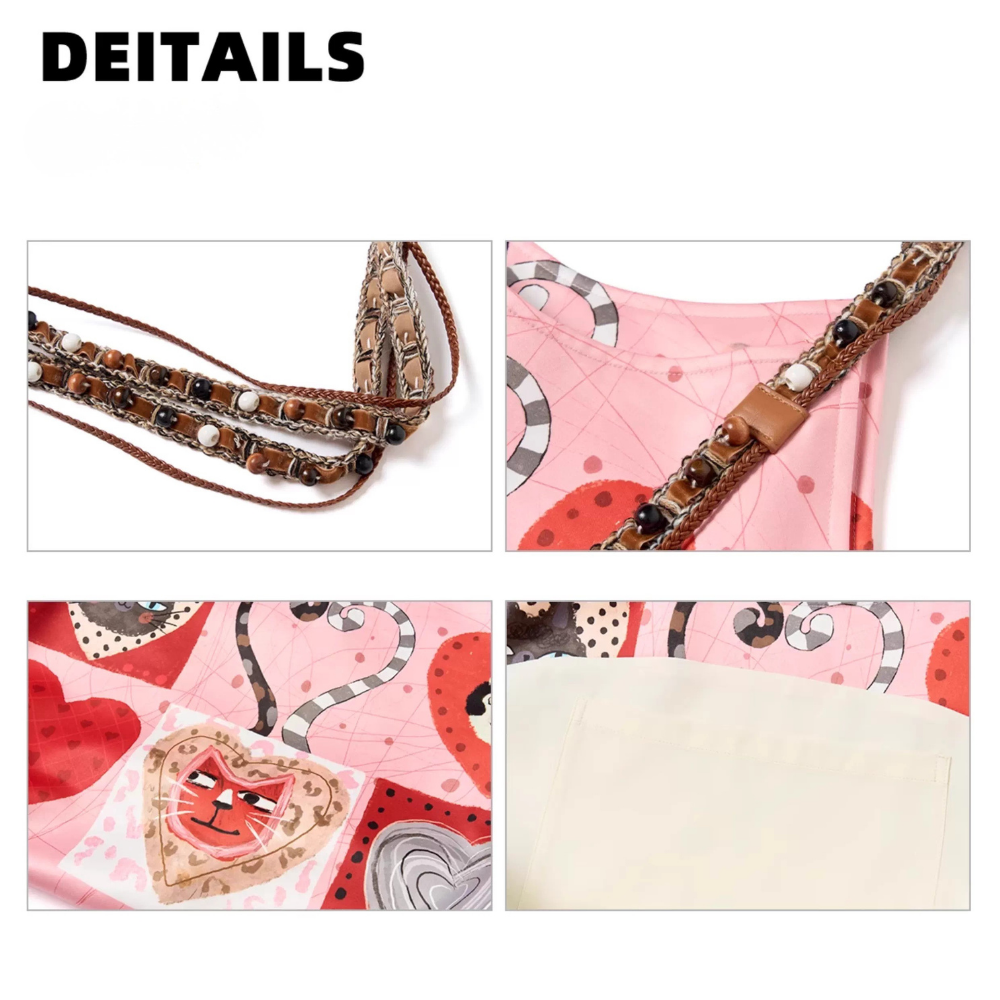 Cœuria Cat Print Shoulder Bag