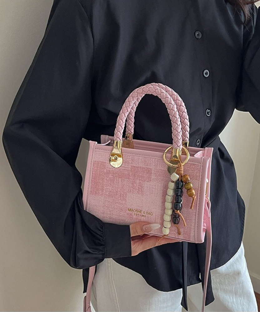 Capucine Braided Handle Mini Handbag