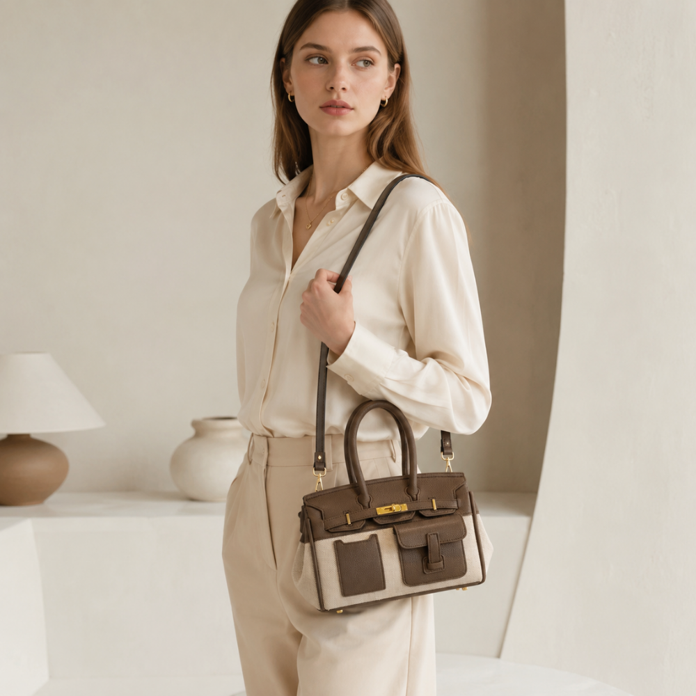 Ambrisa Pocket Satchel Bag