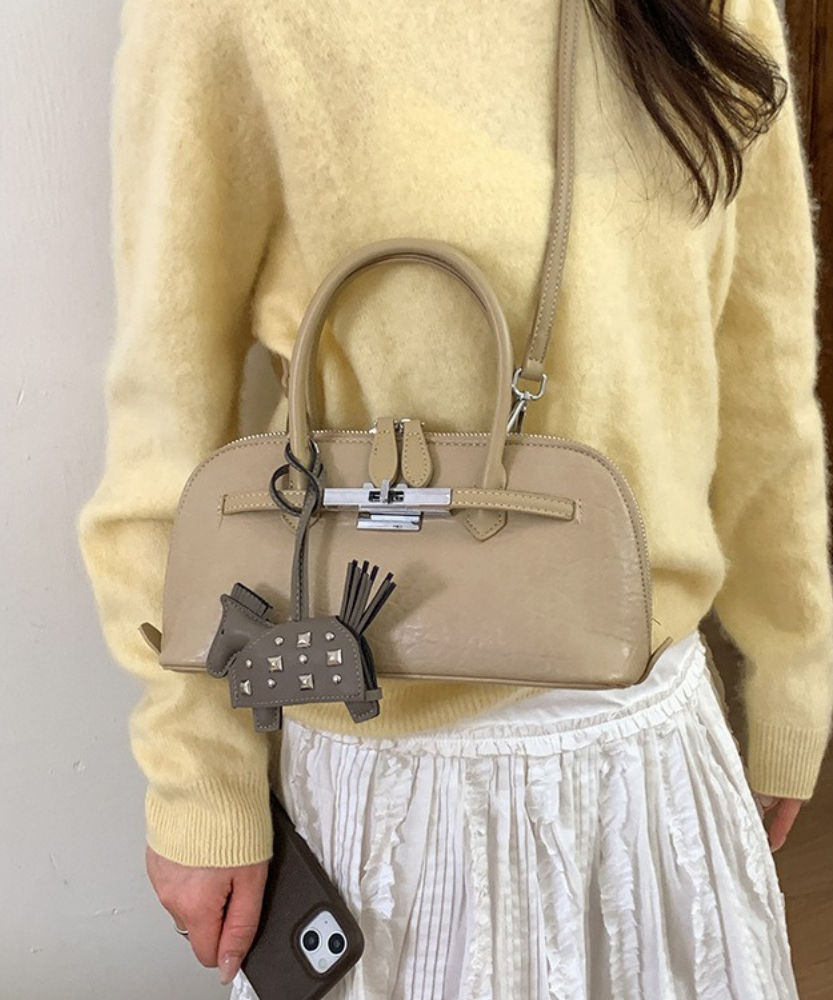 Bertille Lock Detail Mini Handbag