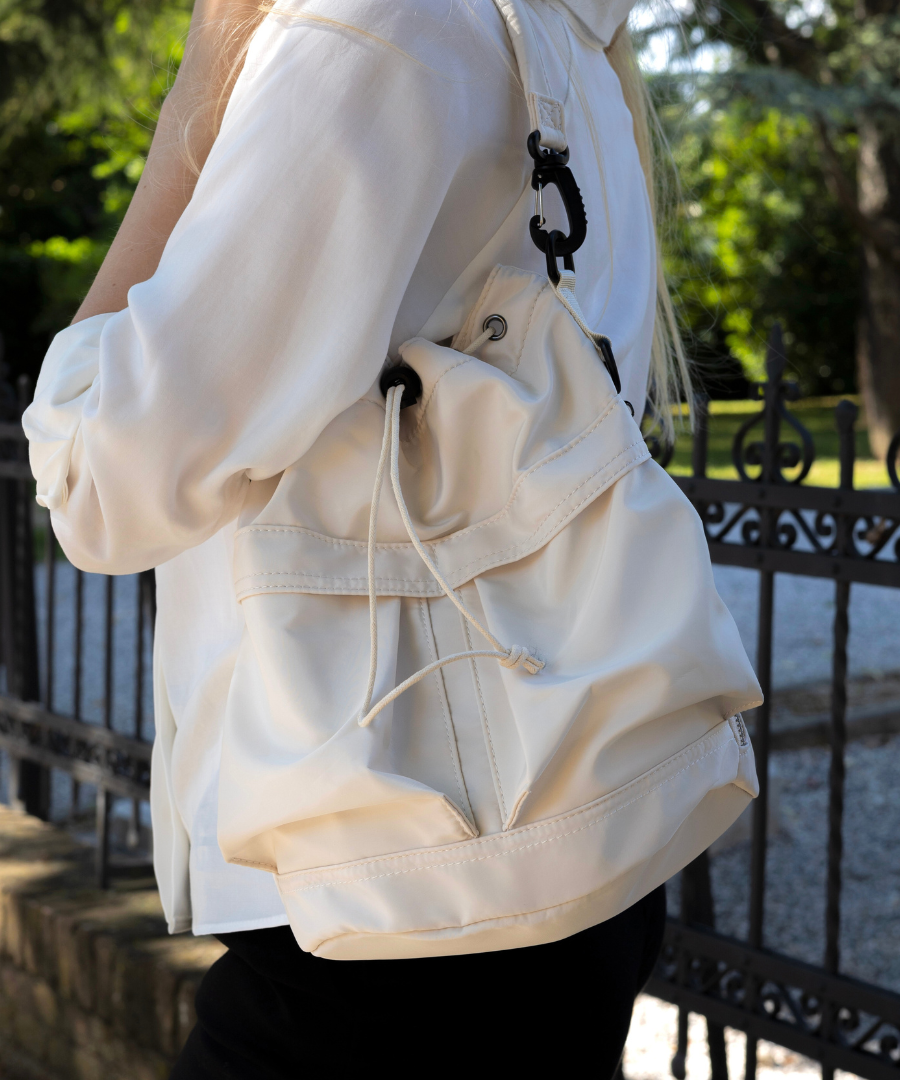 Bellance Vegan Leather Crossbody Bucket Bag