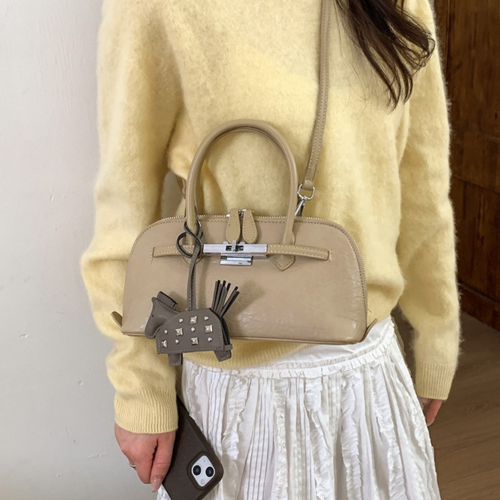 Bertille Lock Detail Mini Handbag